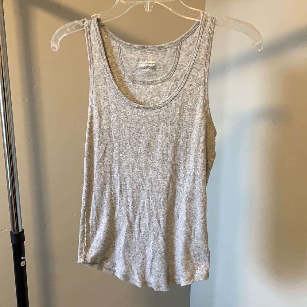 Converse One Star gray tank top size small